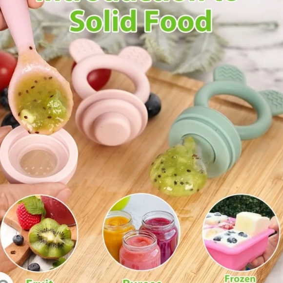 New bessentials silicone fresh food feeder & pacifier combo listing #1 - Picture 9 of 9
